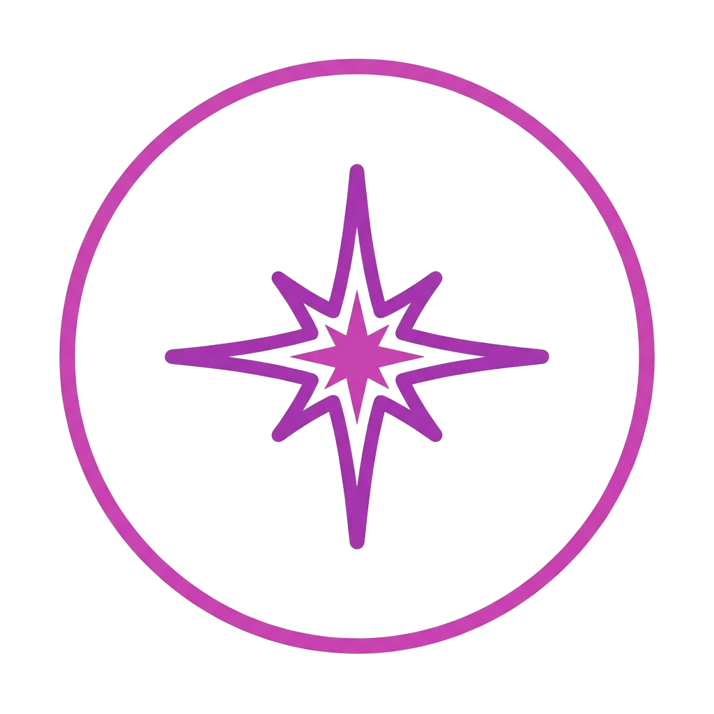 Glowing Spark In Circle Outline Photoroom
