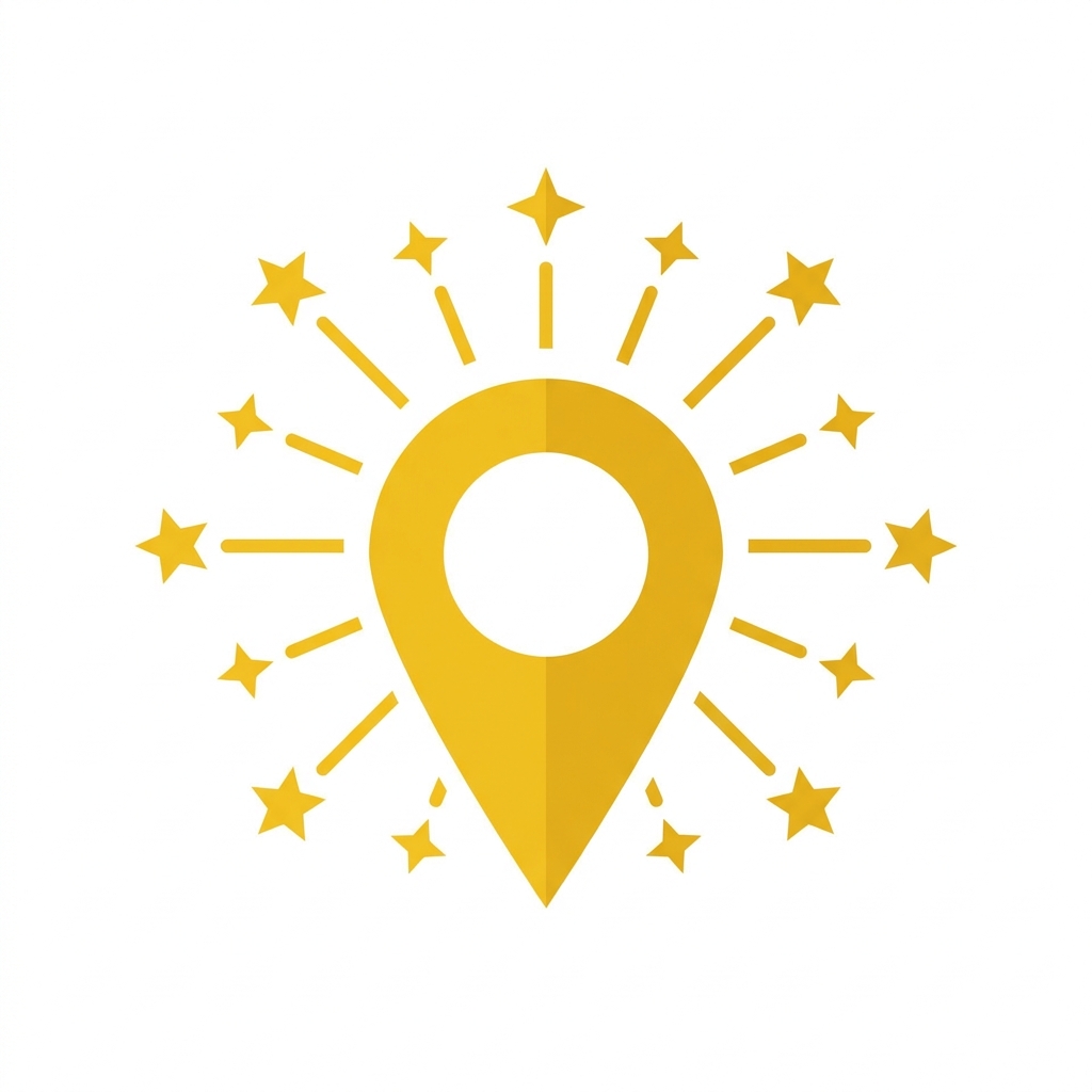Location Map Pin Sparkle
