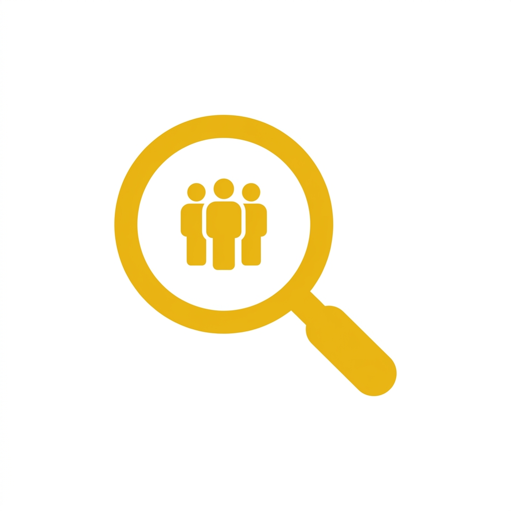 Magnifying Glass Silhouettes